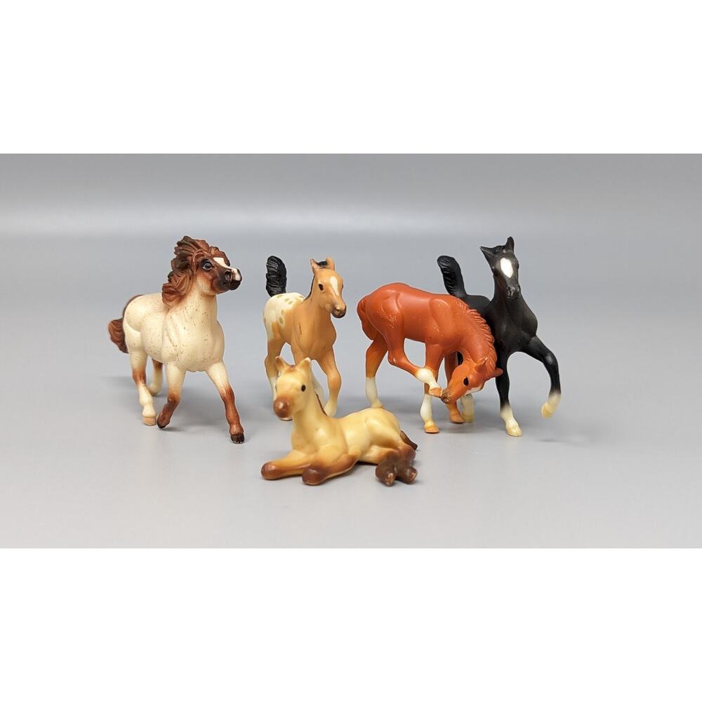Breyer Reeves Small Mini 2" Horses Foals Figures 1970, 1998, 1999 Vintage